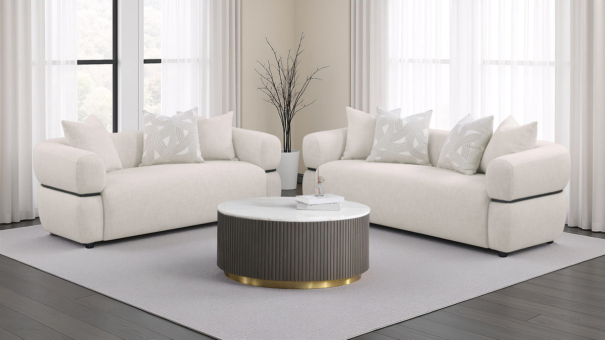Jeanette Stationary Sofa Sets