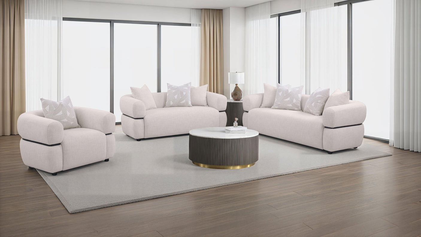 Jeanette Stationary Sofa Sets