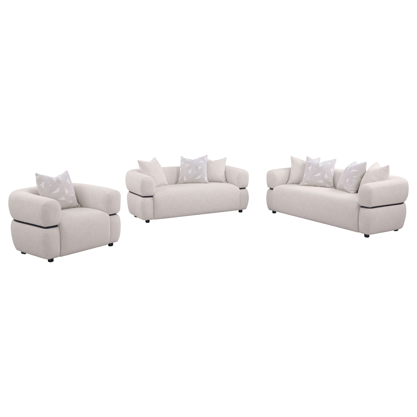 Jeanette Stationary Sofa Sets