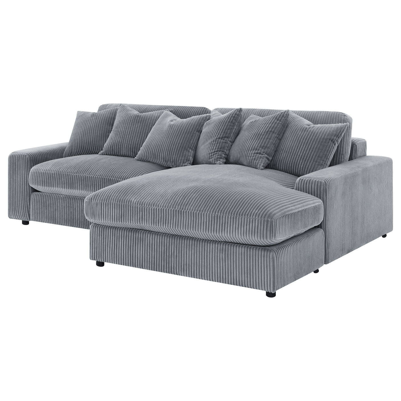 Blaine Upholstered Reversible Chaise Sectional Sofa