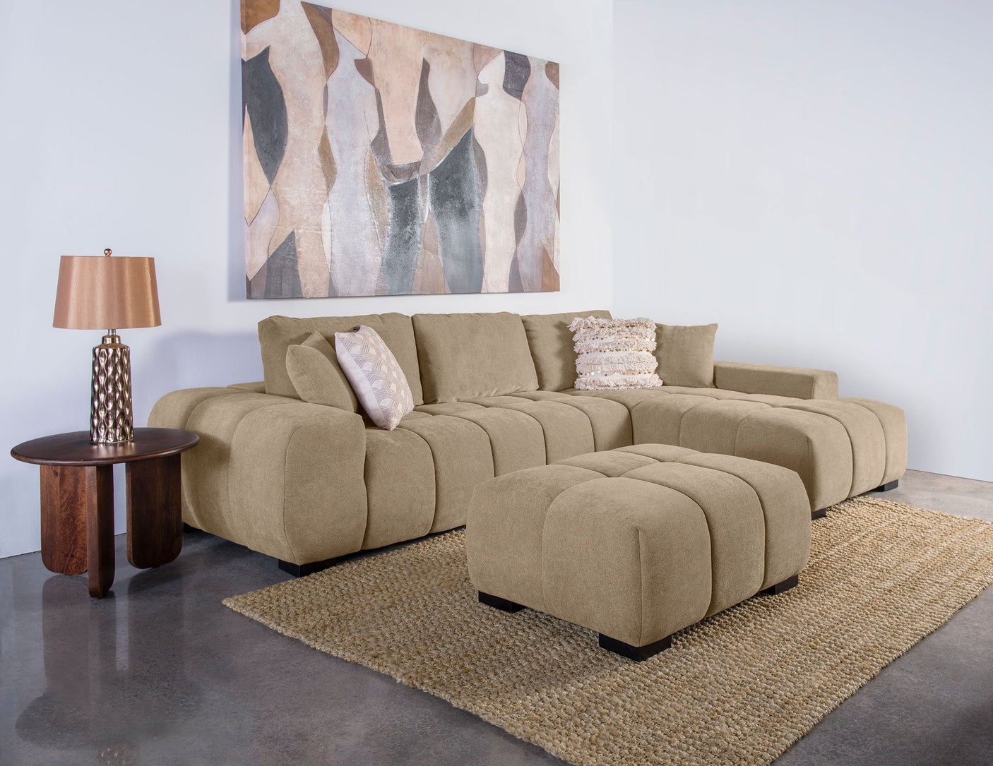 Octavia Upholstered Rectangular Ottoman