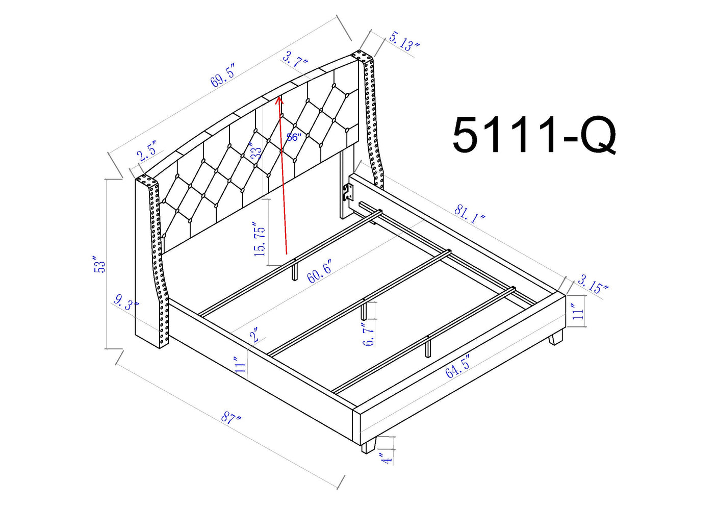 Eva Bed Black