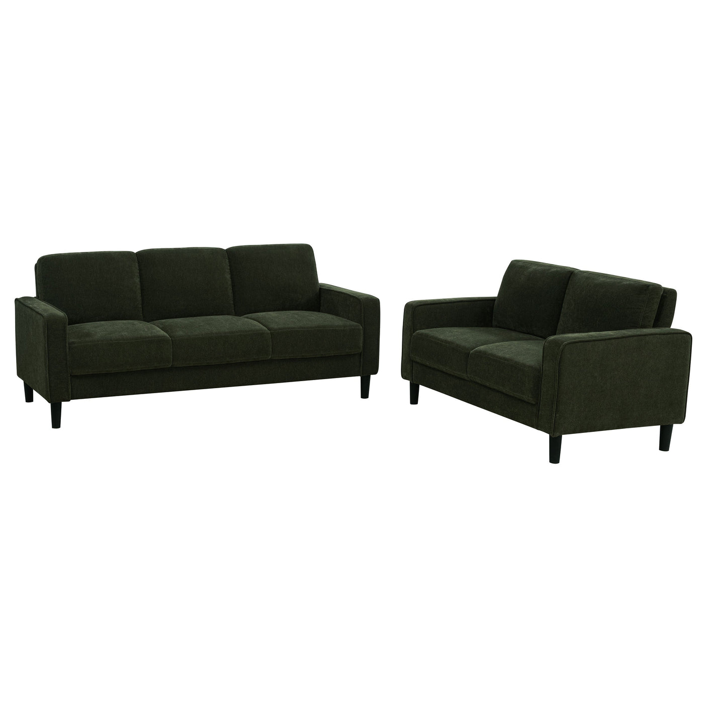 Ruth Upholstered Track Arm Sofa Set