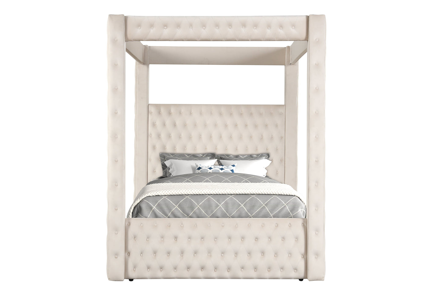 Annabelle Canopy Bed Ivory