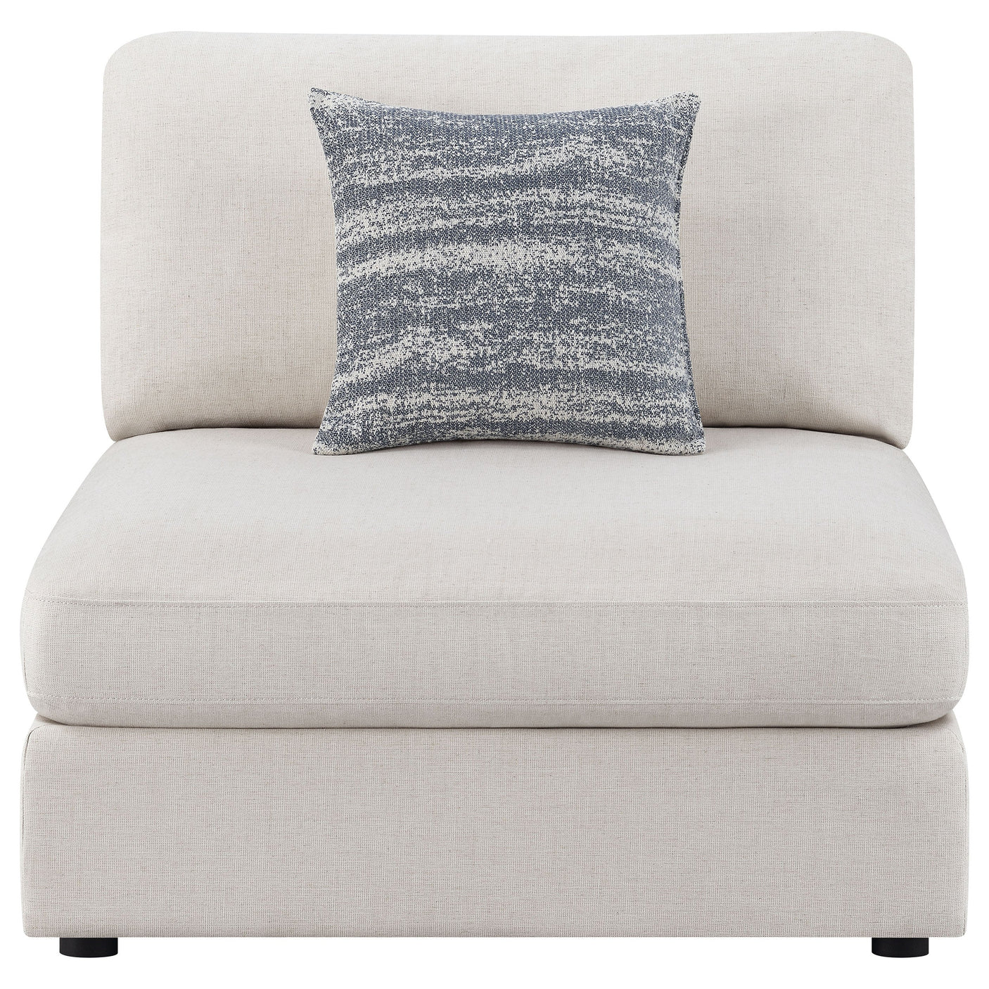 Serene Upholstered Armless Chair