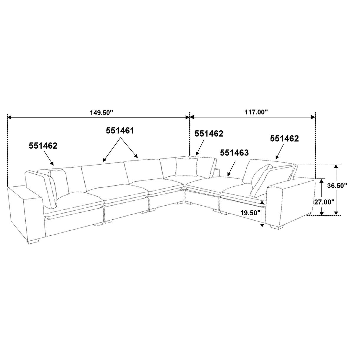Lakeview Modular Sectionals