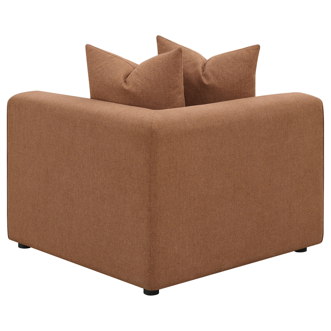 Jennifer Upholstered Corner Chair Grey