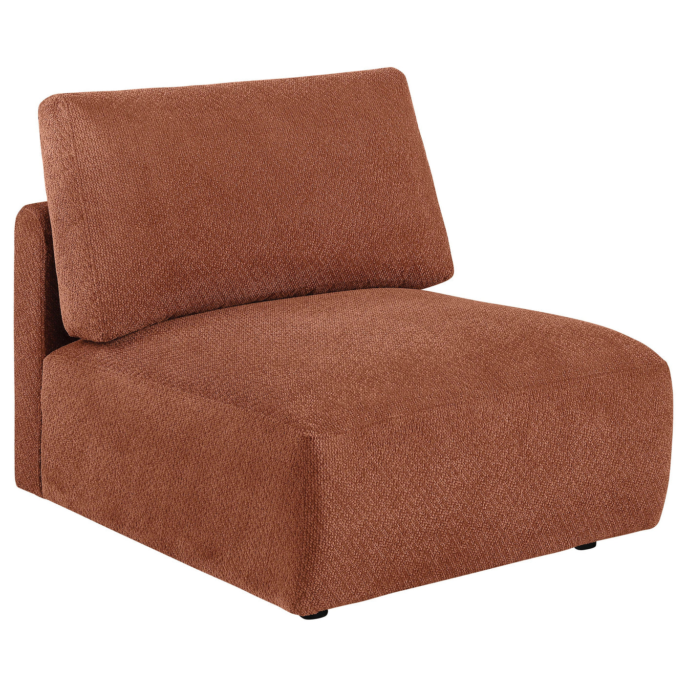 Elysia Chenille Upholstered Modular Armless Chair