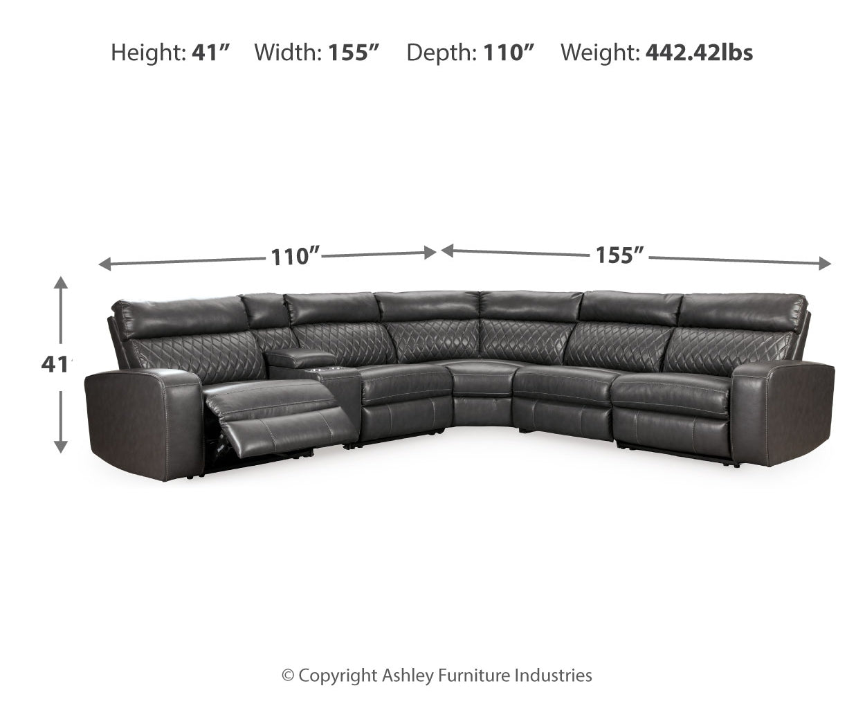 Samperstone Reclining Sectionals