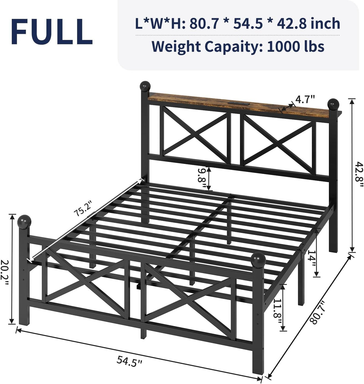 Mark Metal Bed