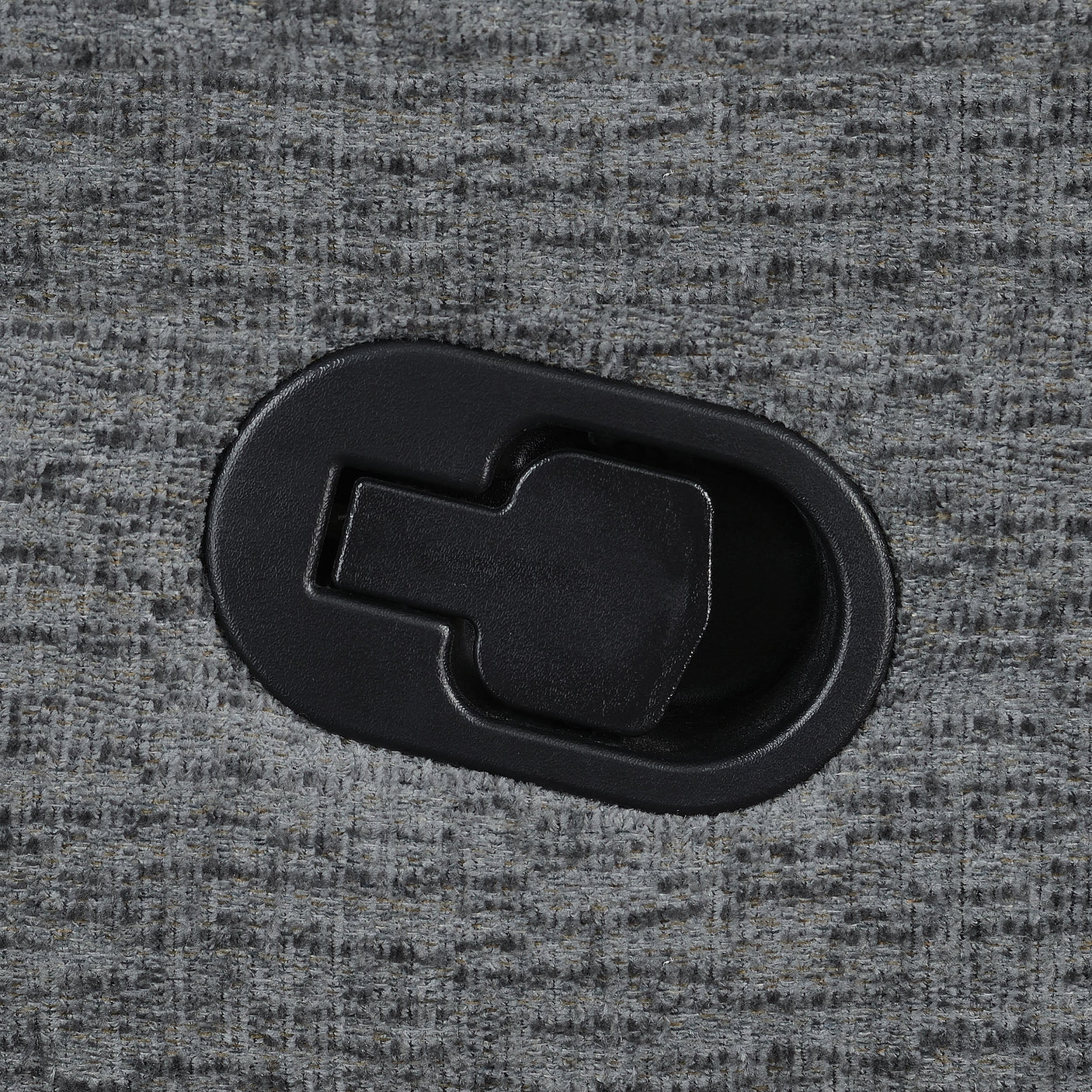 Bahrain Upholstered Glider Recliner Charcoal