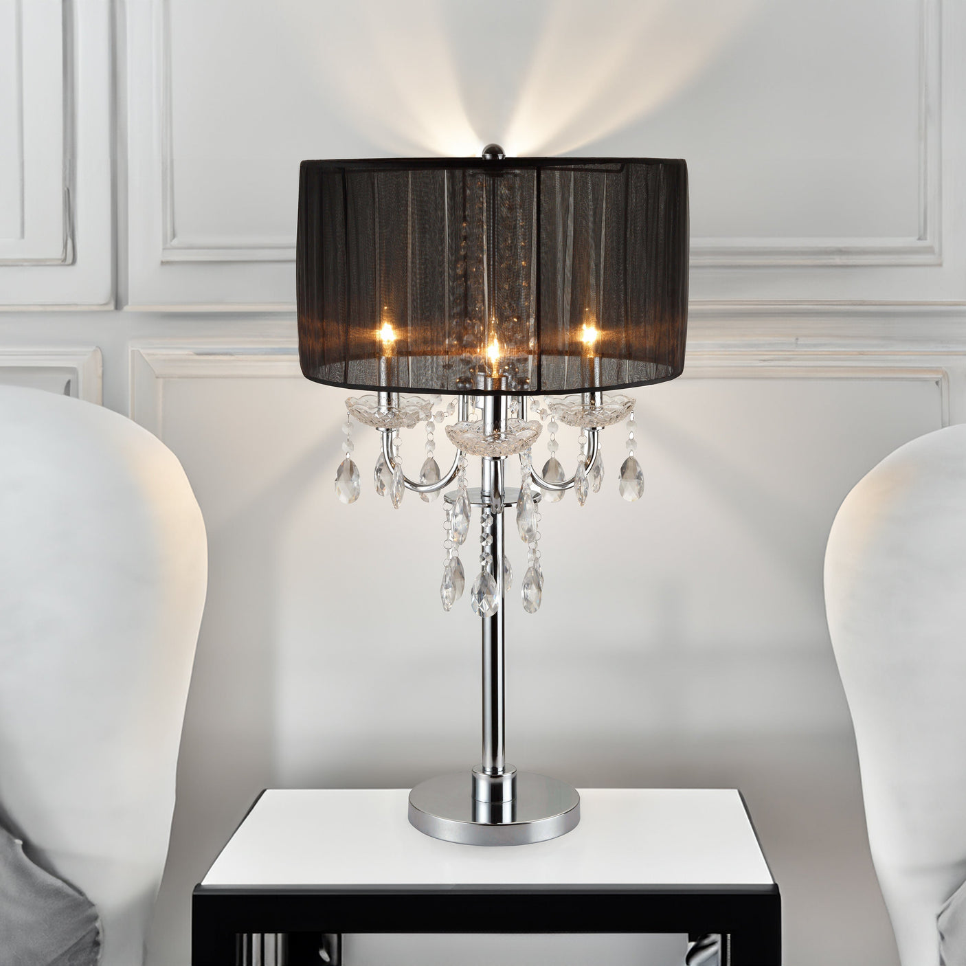 Chandelier Table Touch Lamp 29.5"H