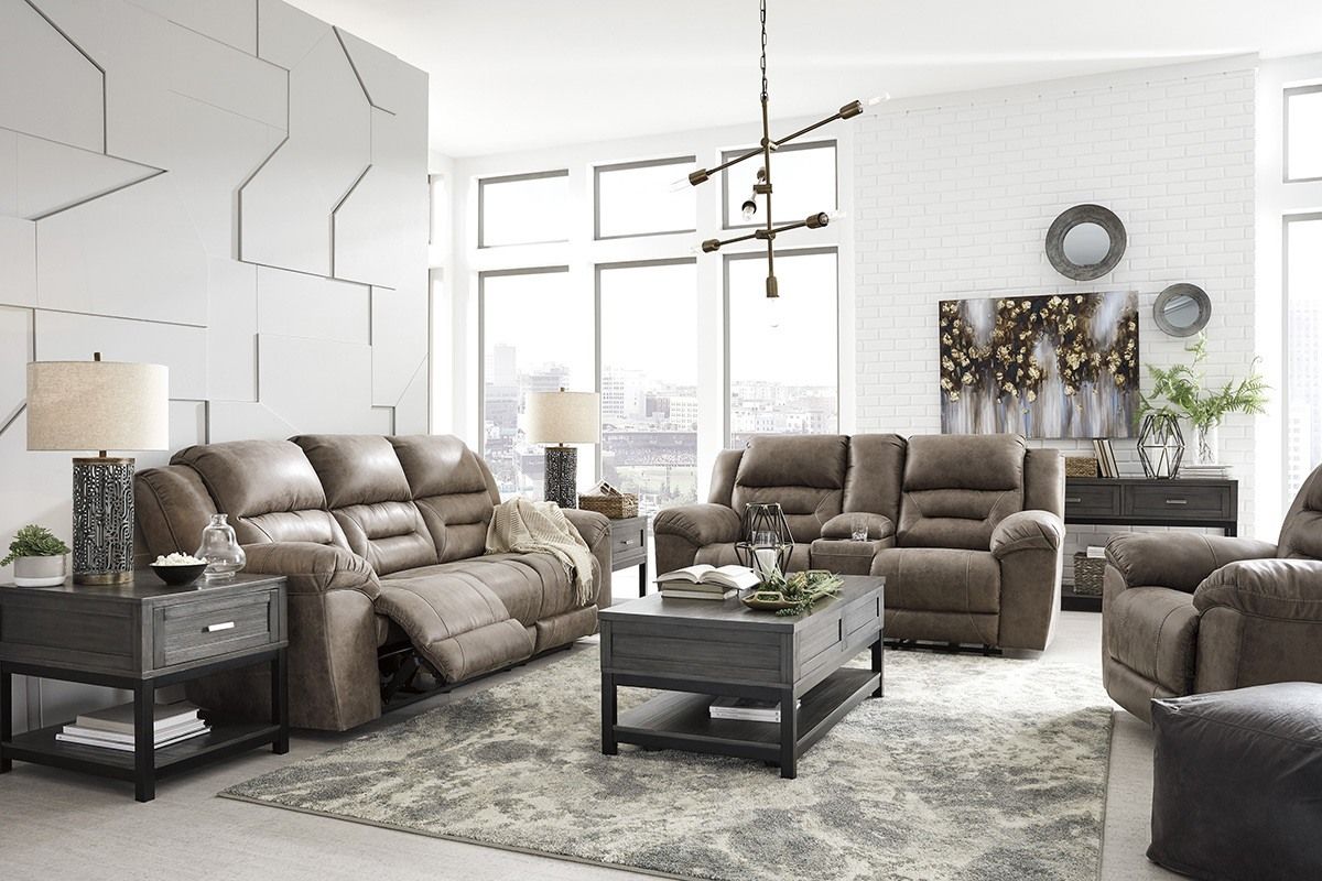 Stone Sofa & Loveseat
