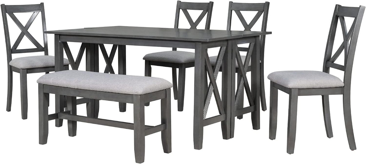 Wesley Table w 4 Chairs & Bench