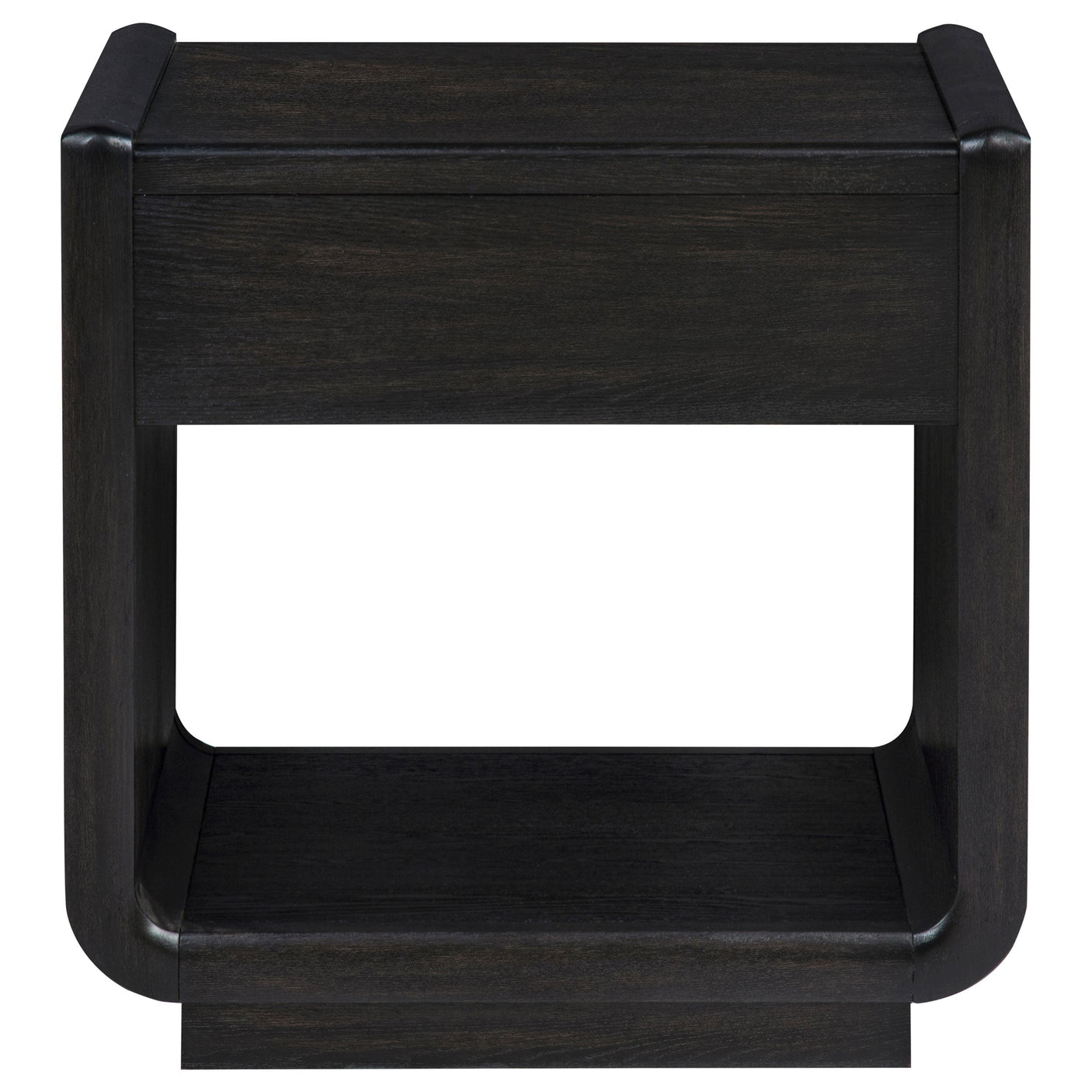 Leandro 1-drawer Wood Occasional Side End Table Burnished Black