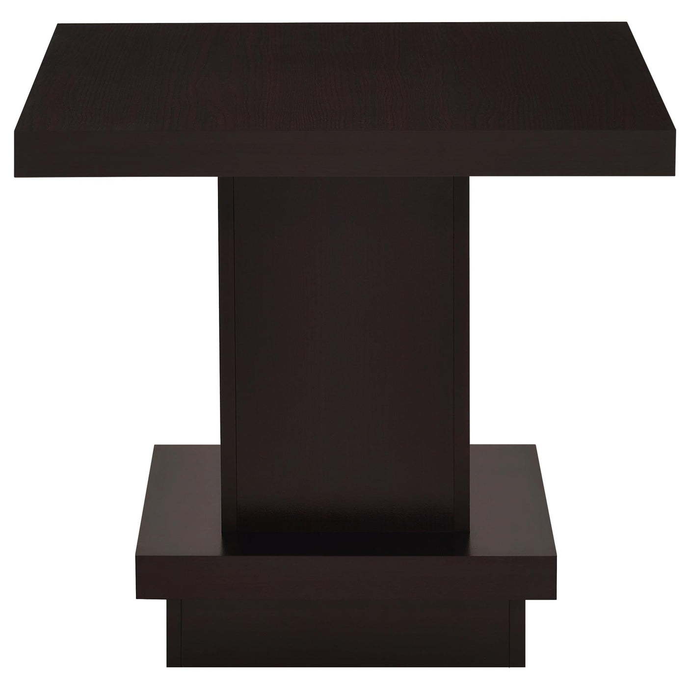 Reston Square Coffee and End Table Set Cappuccino