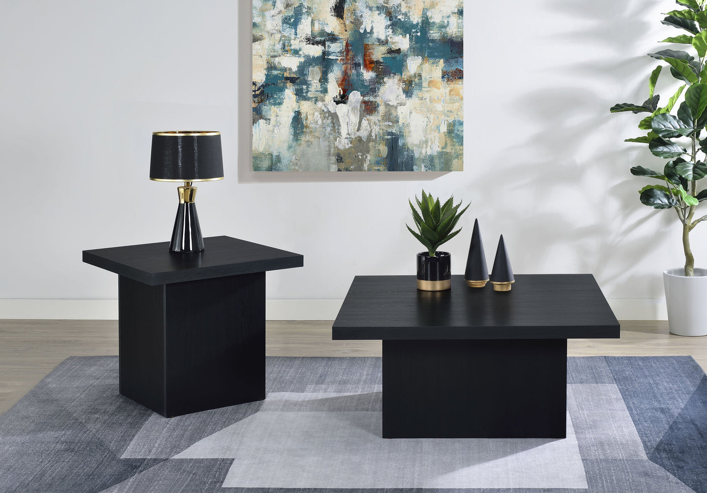 Devar Square Engineered Wood Coffee Table