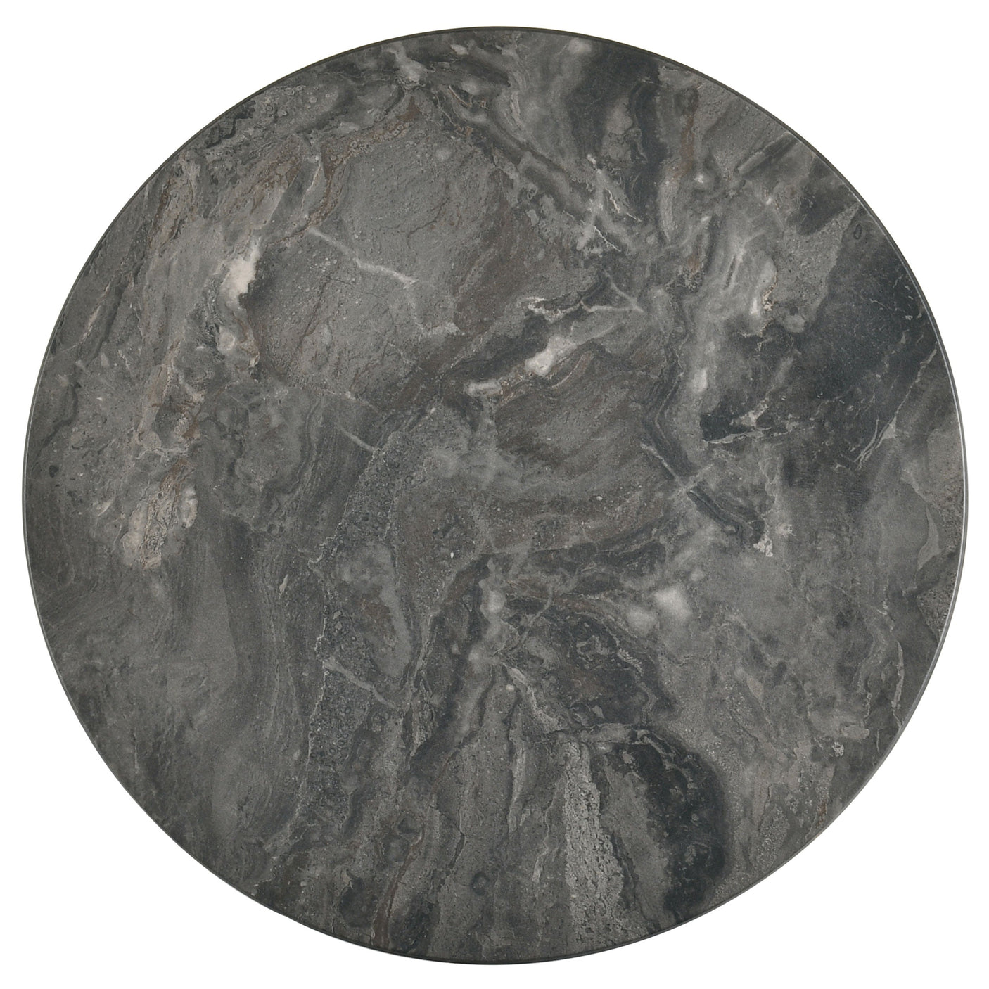 Bradley Round SmartTop End Side Table Grey and Natural