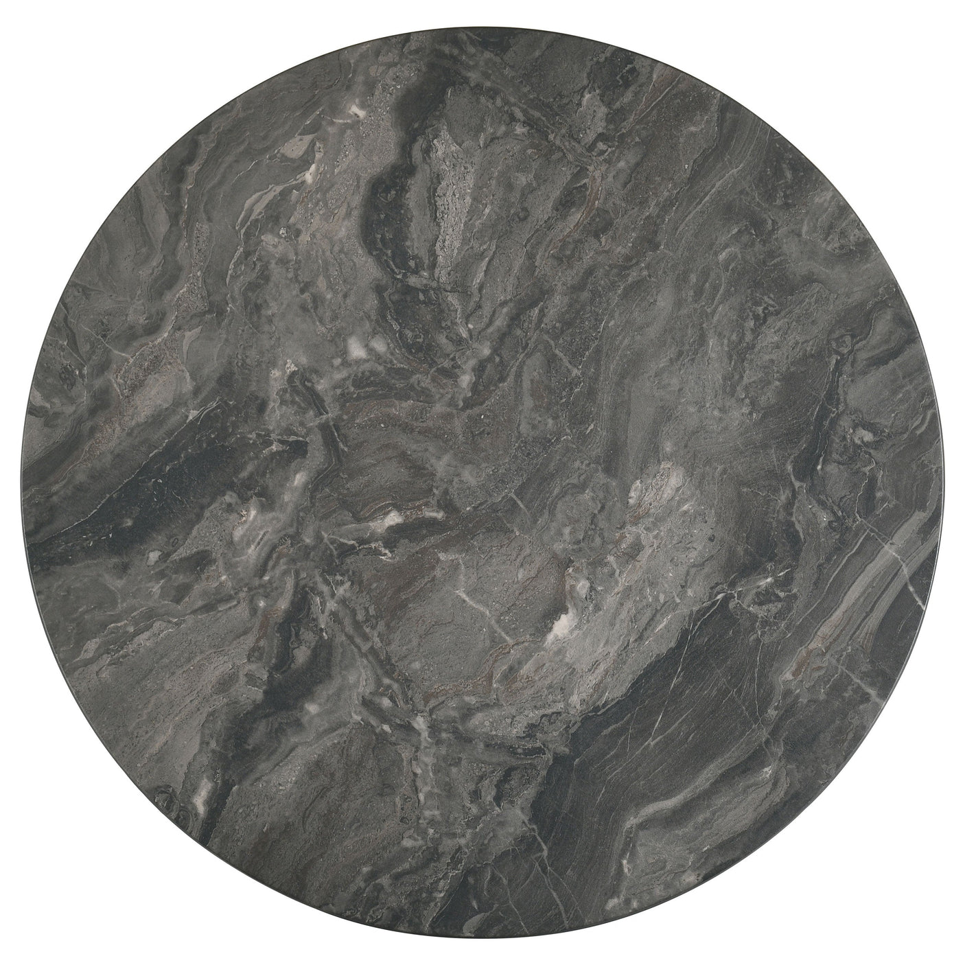 Bradley Round SmartTop Cocktail Coffee Table Grey and Natural