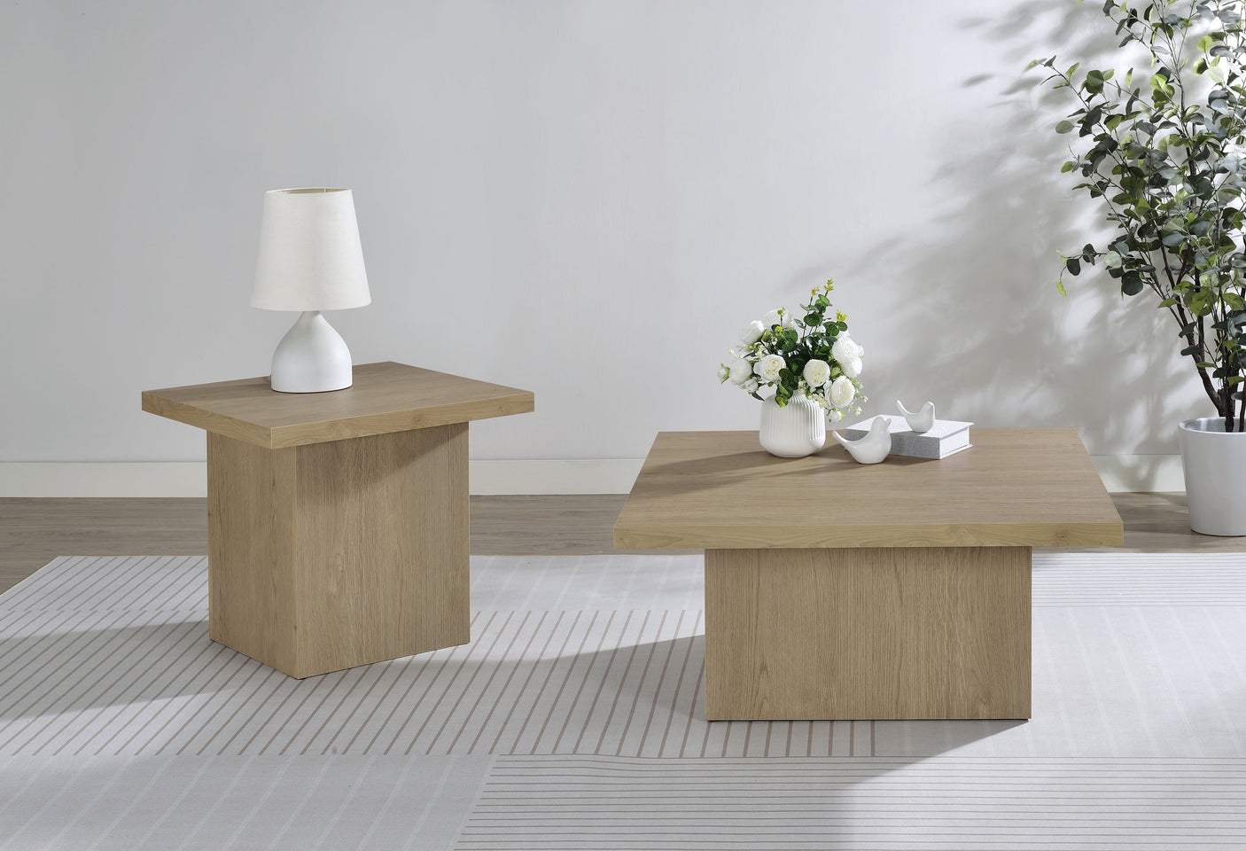 Devar Square Engineered Wood Coffee Table