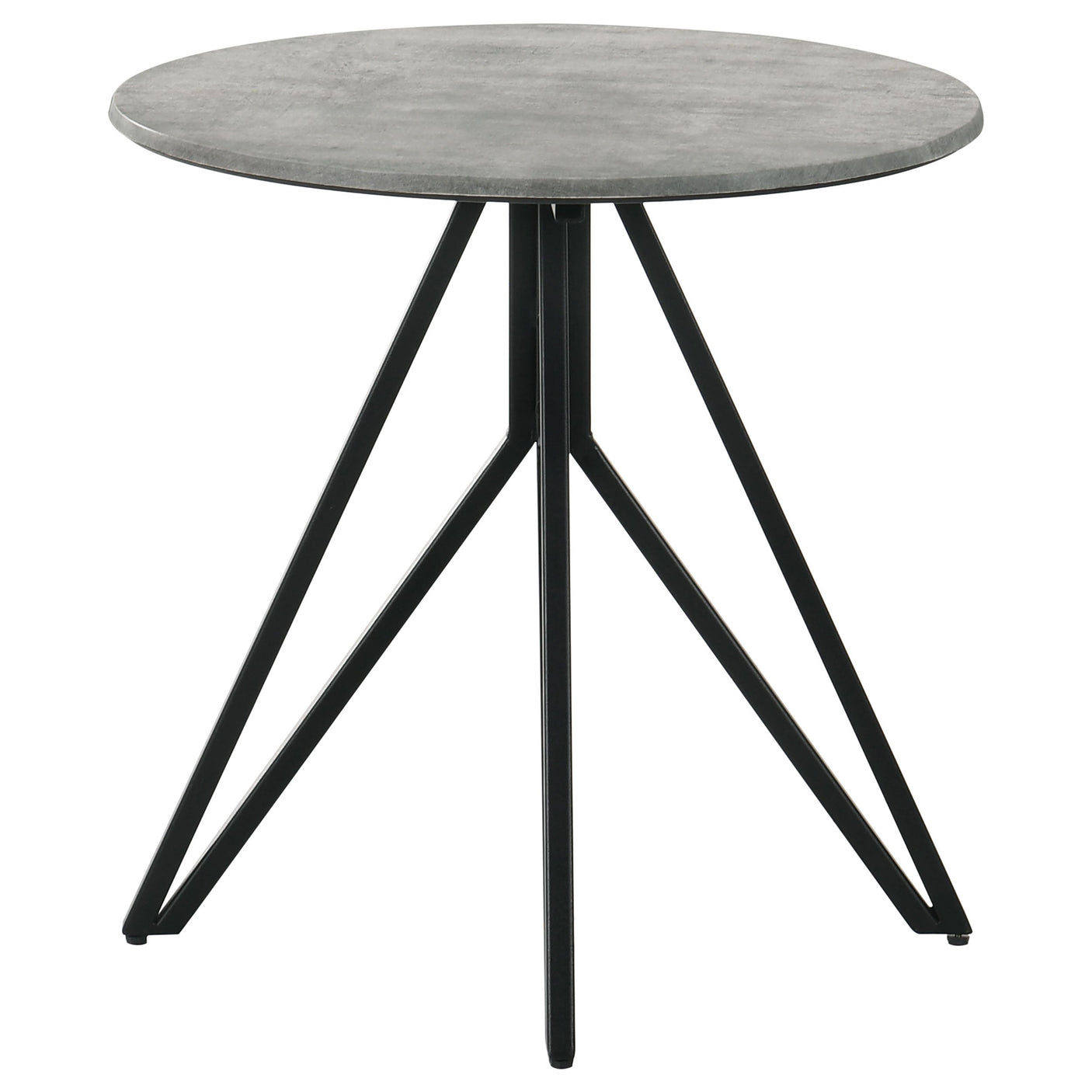 Hadi Round SmartTop Coffee and End Table Set Cement
