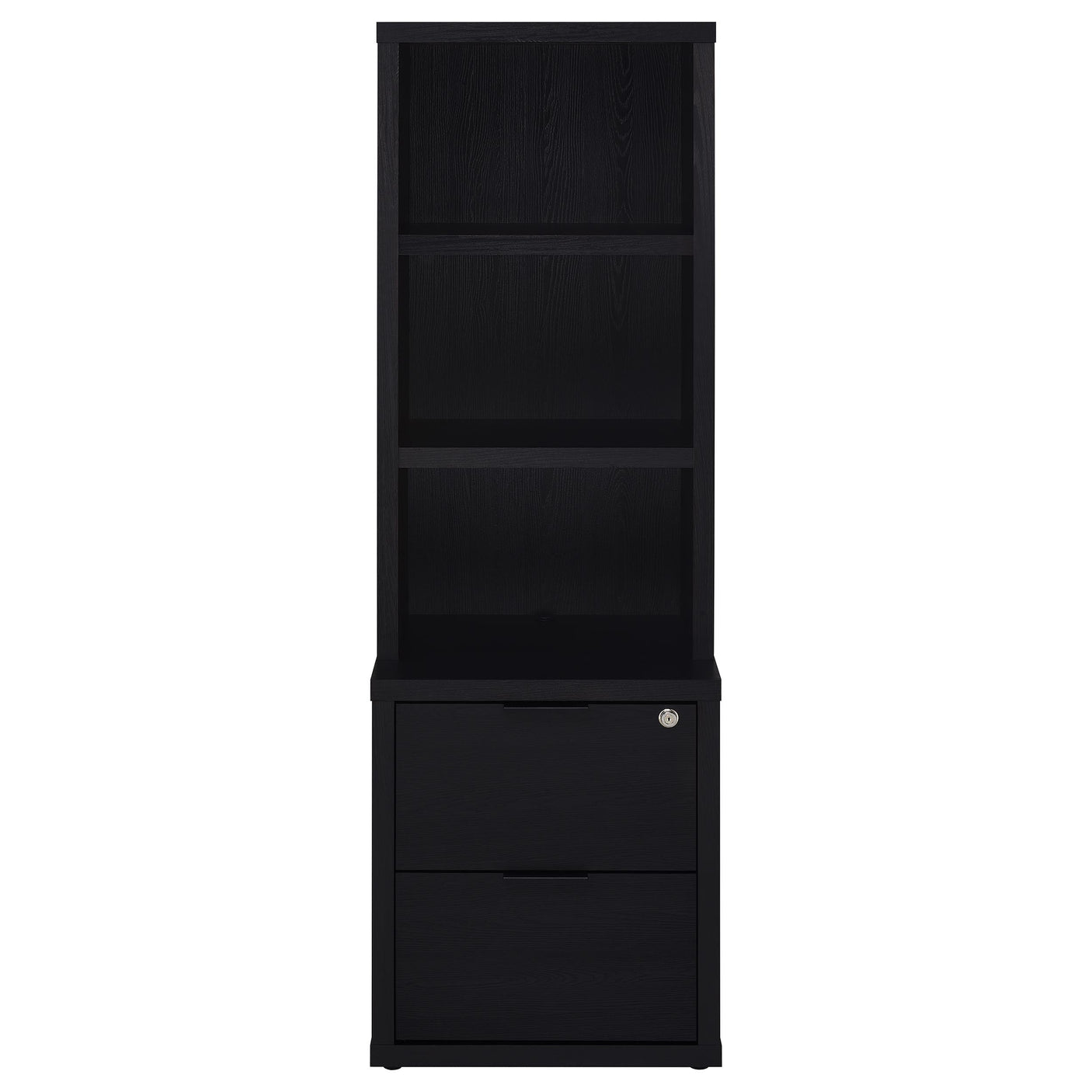 Westpark 3-shelf Bookcase USB and Lockable Drawer