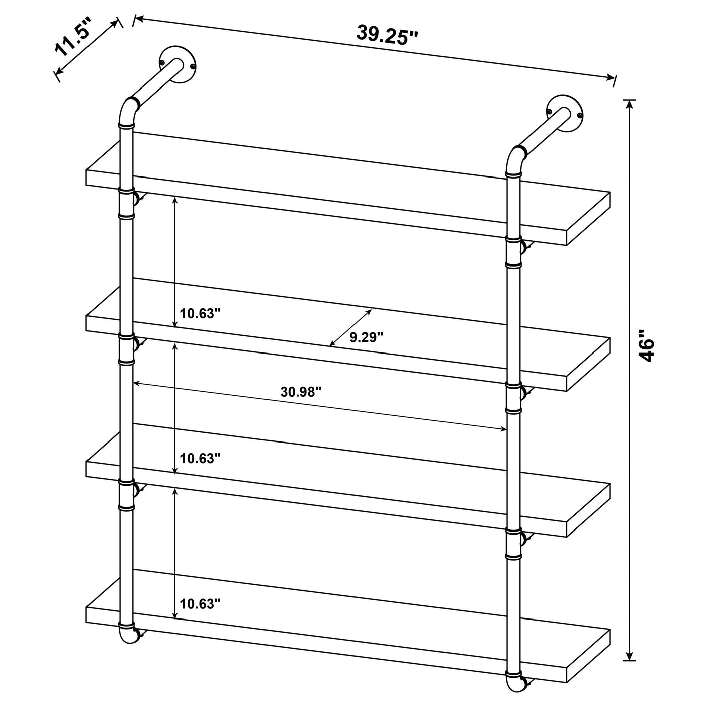Elmcrest Wall Shelves