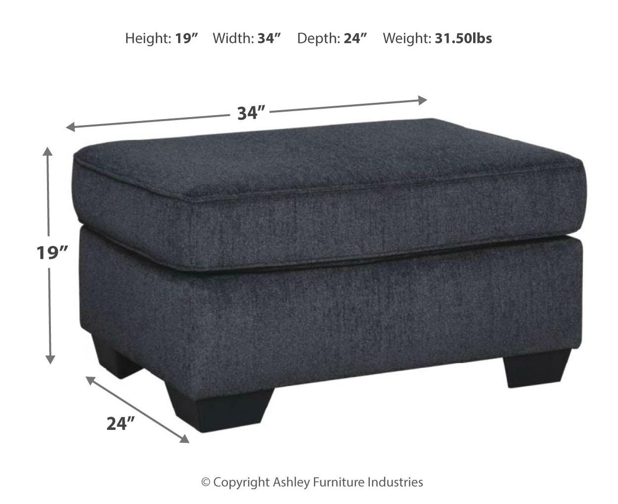 Altari Chair and Ottoman