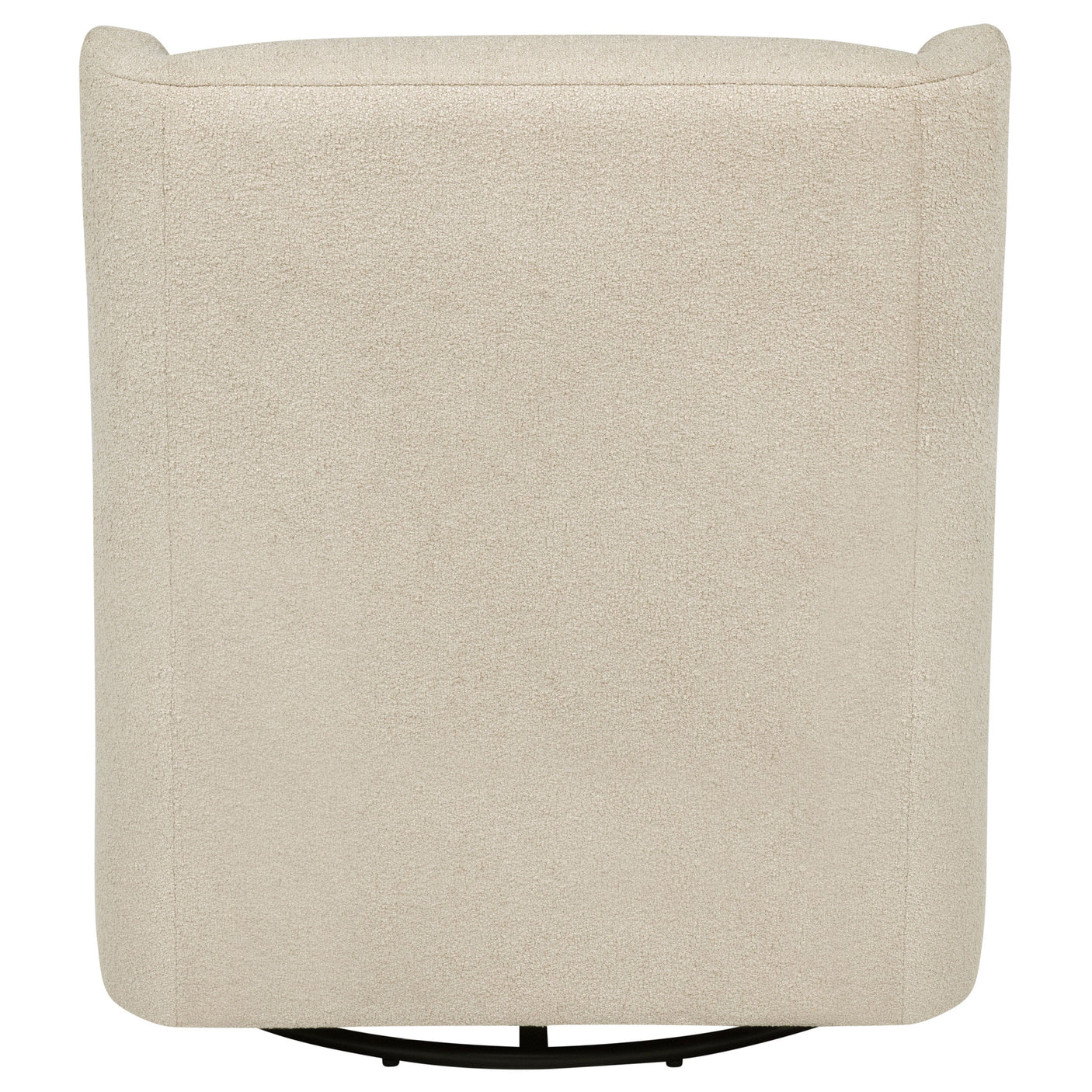 Serra Boucle Upholstered Swivel Glider