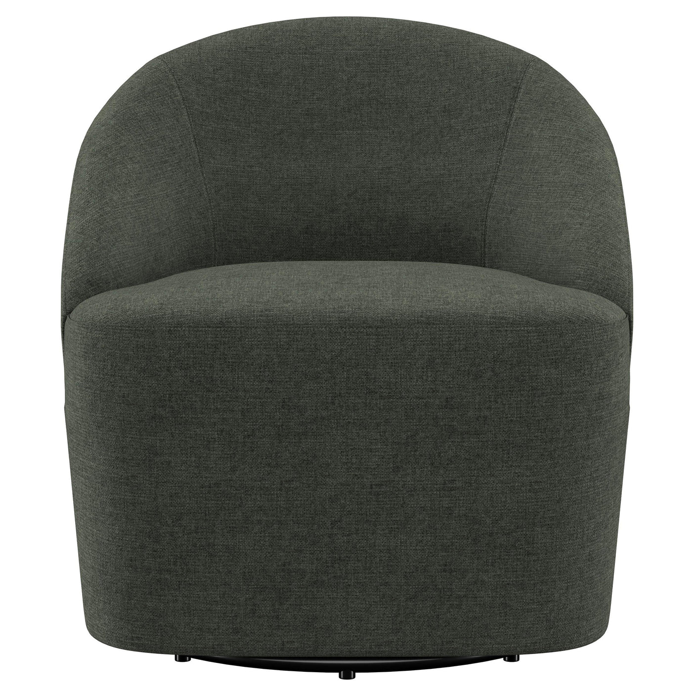Leon Upholstered Accent Swivel Chair