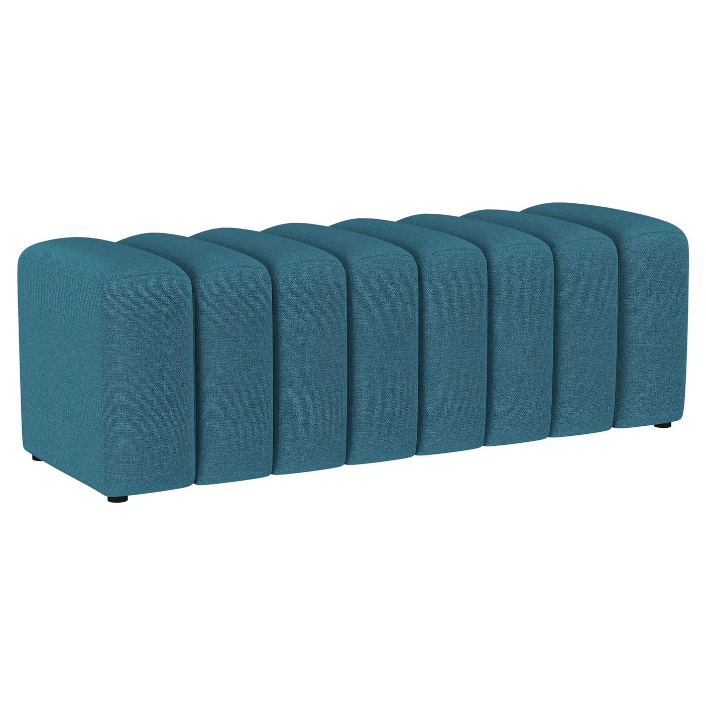 Summer Fabric Upholstered Tufted Accent Bench