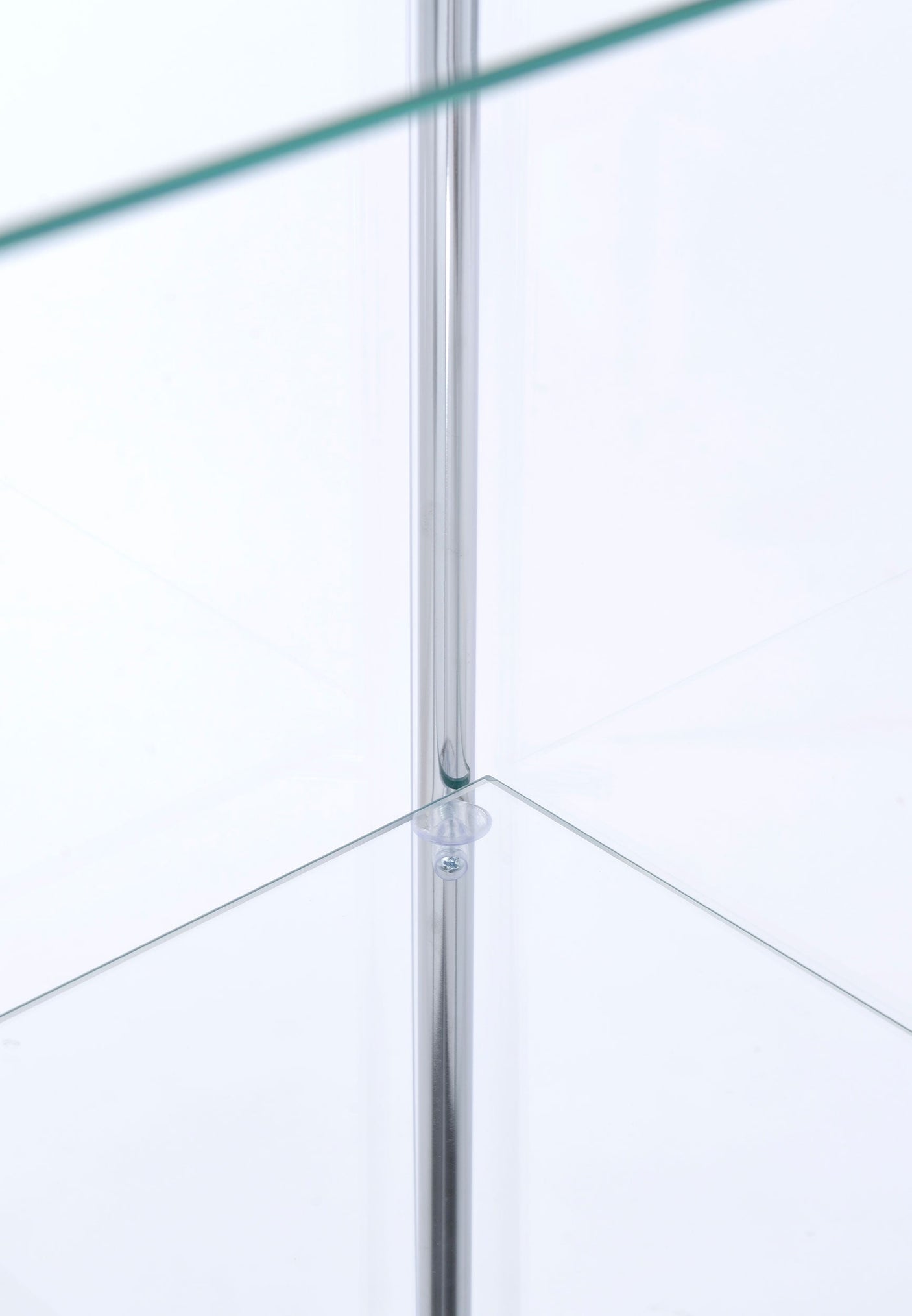 Bellatrix 4-shelf Clear Glass Curio Cabinet