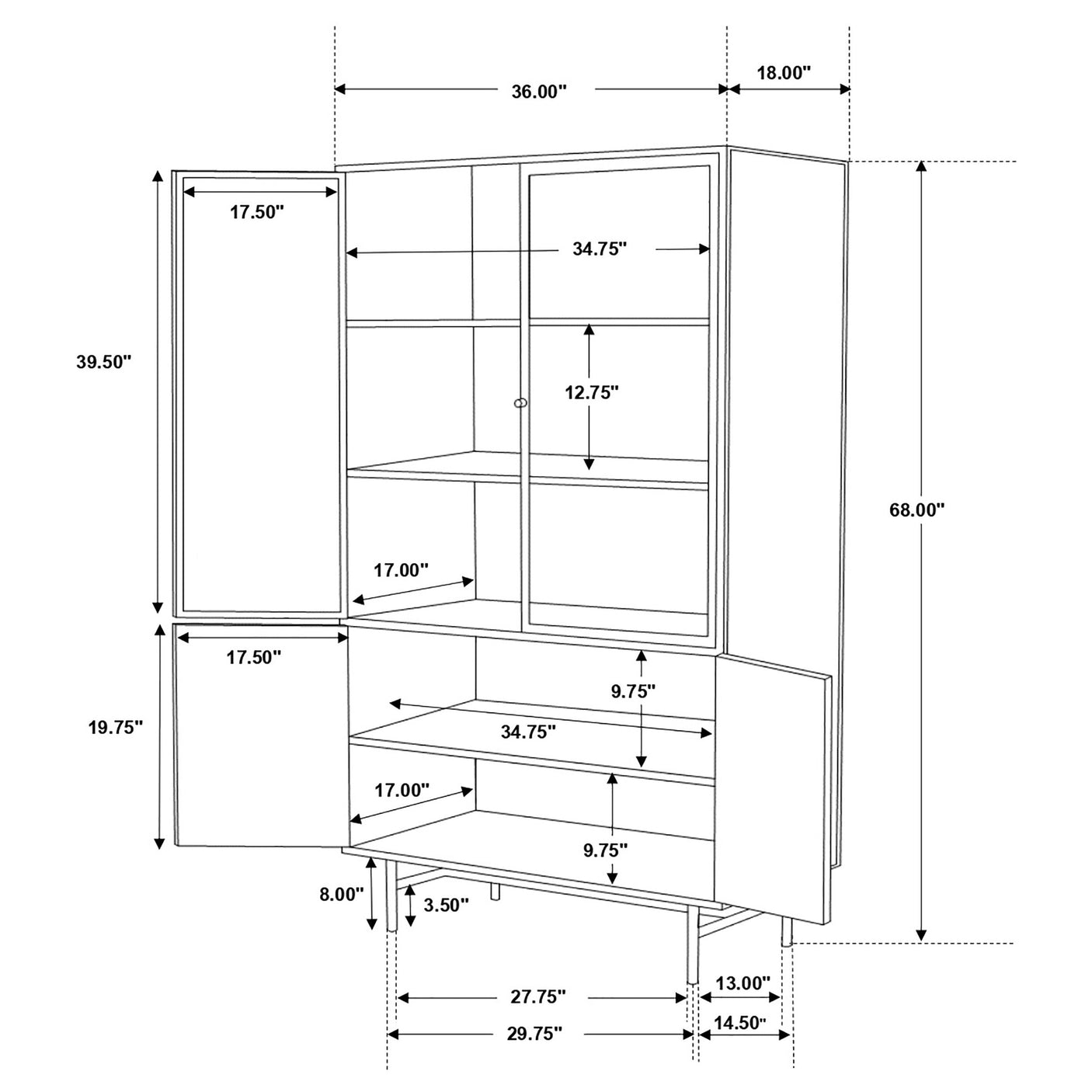 Santiago Accent Cabinets