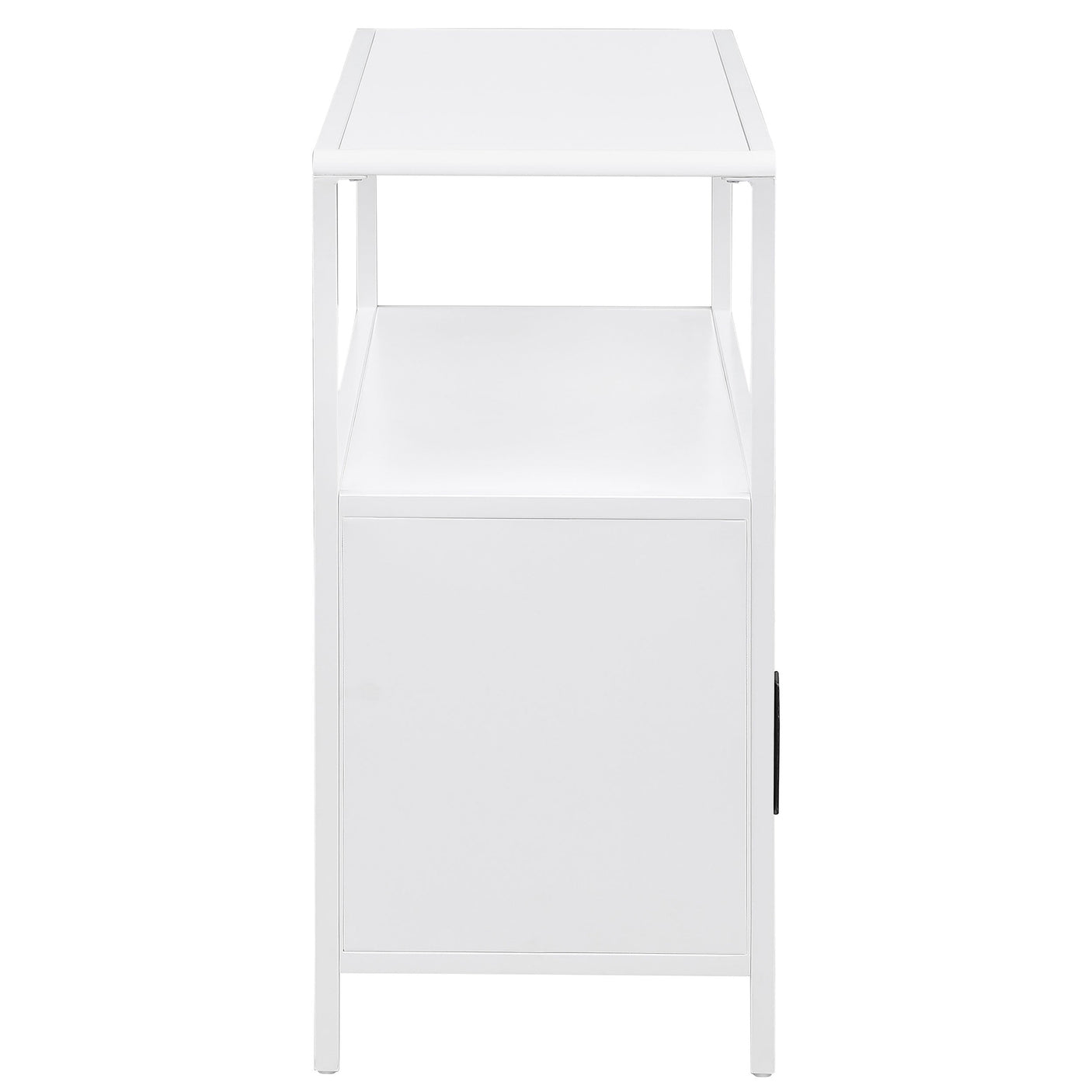Amherst 2-door Radio Weave Cane Metal Accent Cabinet