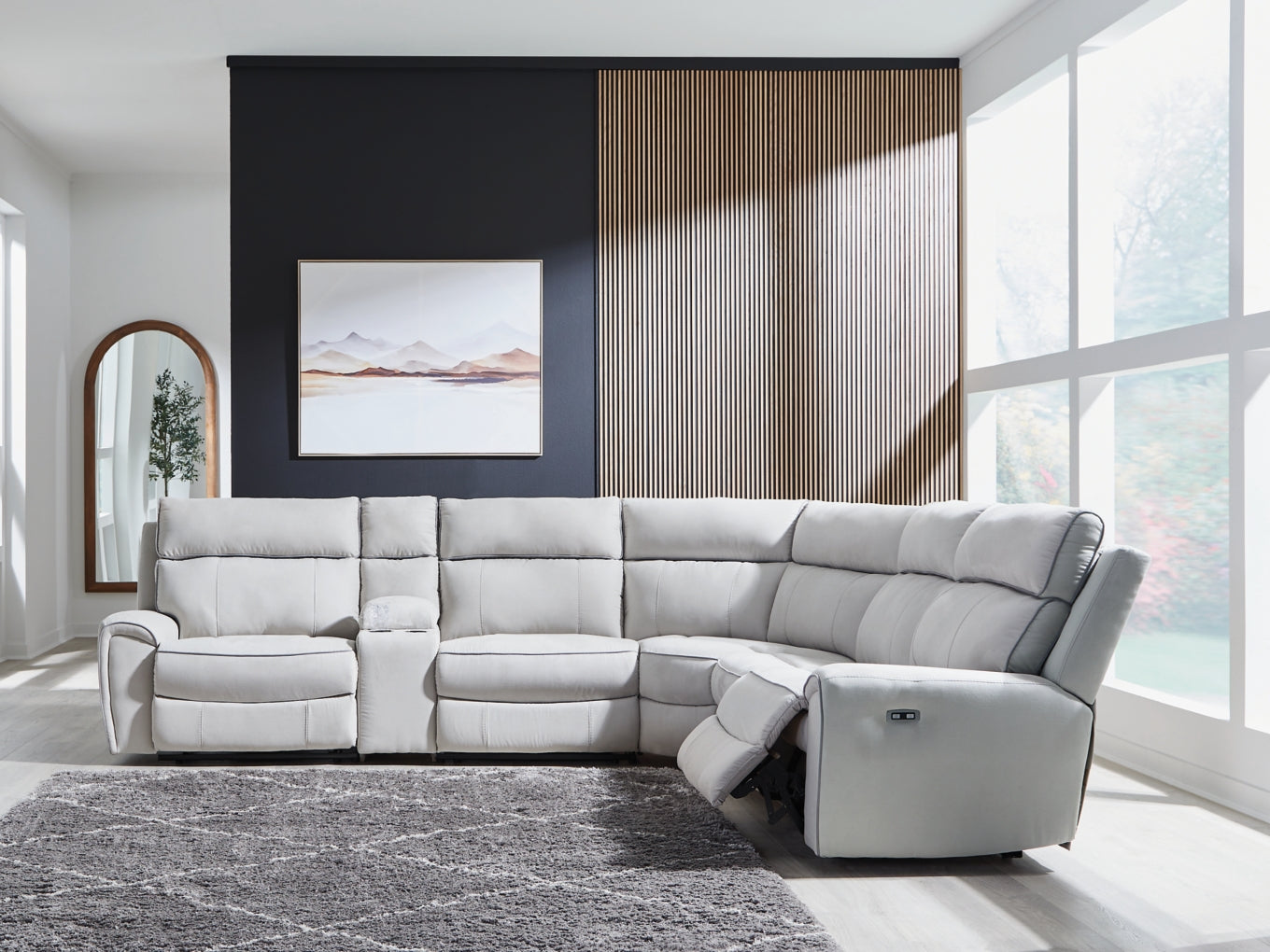 Grafton Pike 6-Piece Power Reclining Sectional
