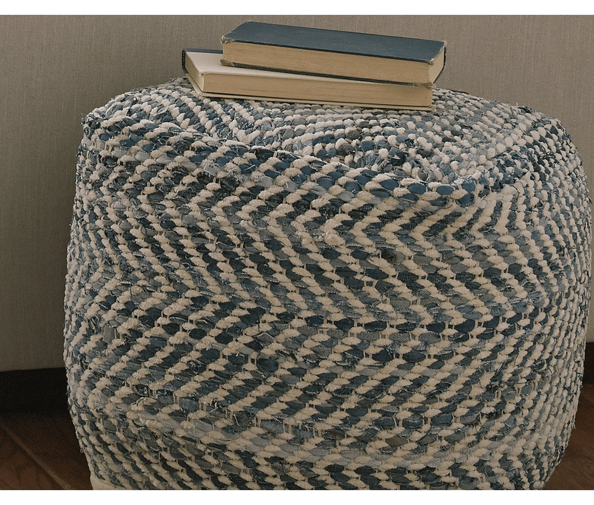 Chevron Ottomans