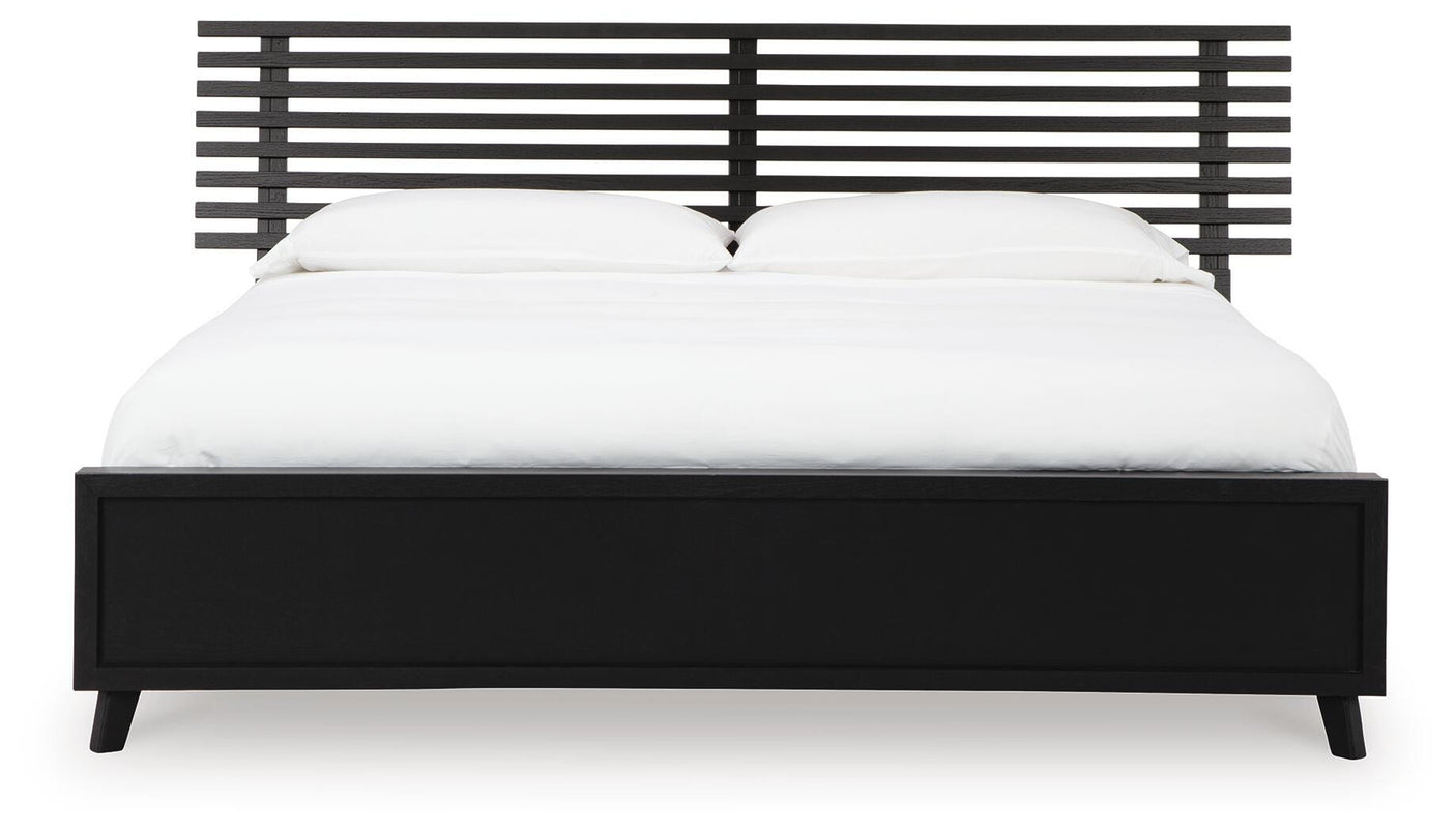 Danziar Slat Panel Bed Bedroom Set
