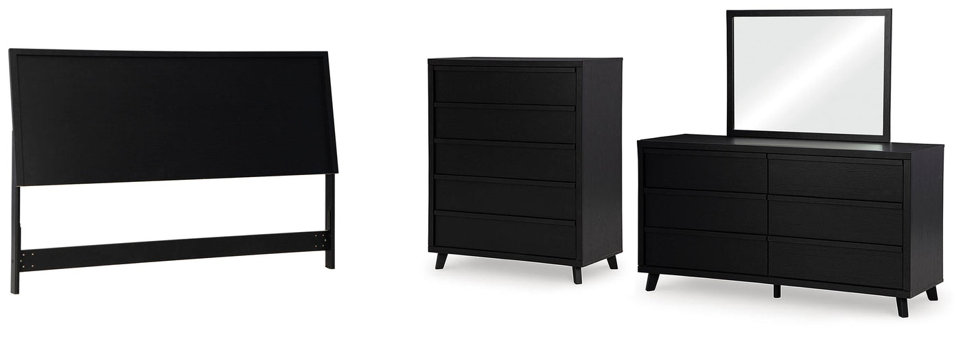 Danziar Panel Headboard Bedroom Set