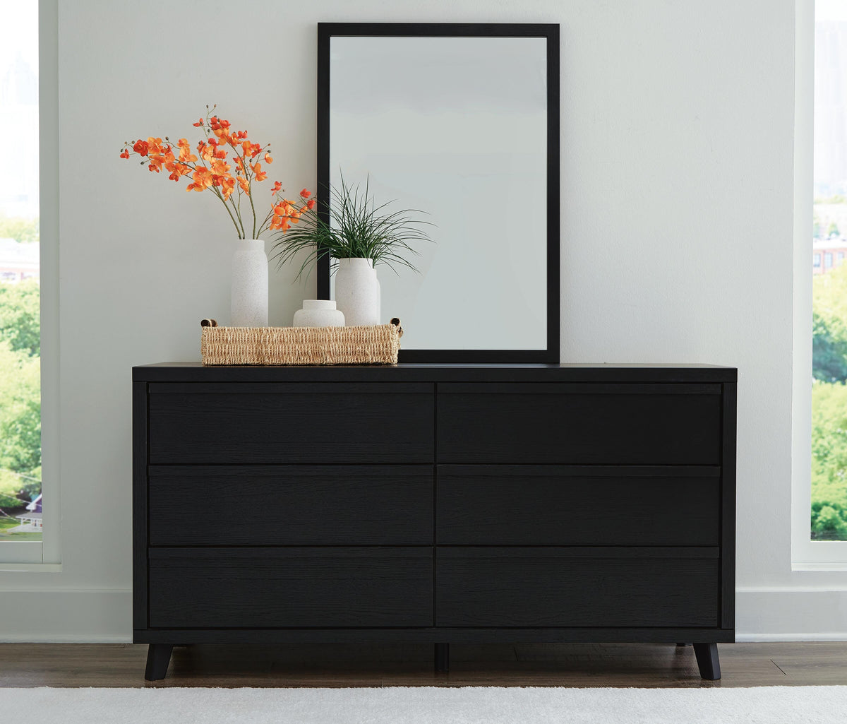 Danziar Dresser with Mirrors