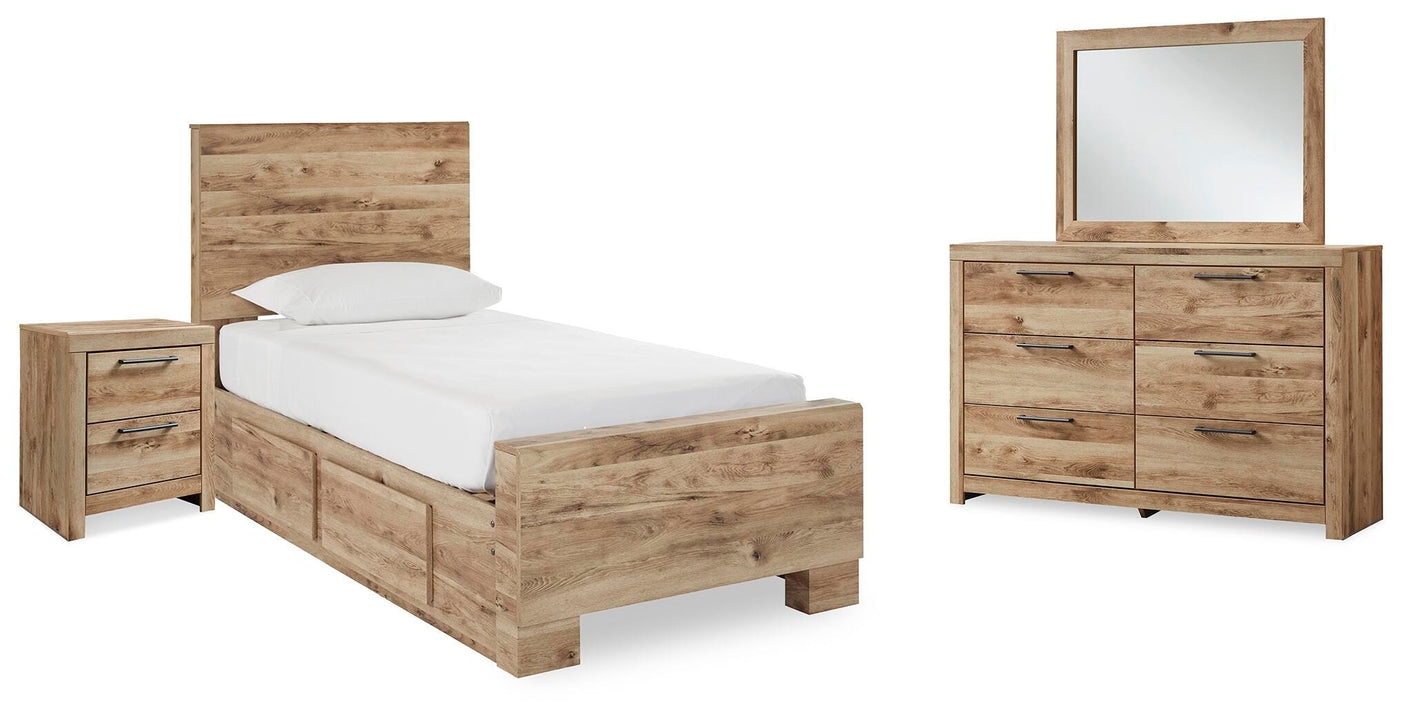 Hyanna Panel Bed Bedroom Set