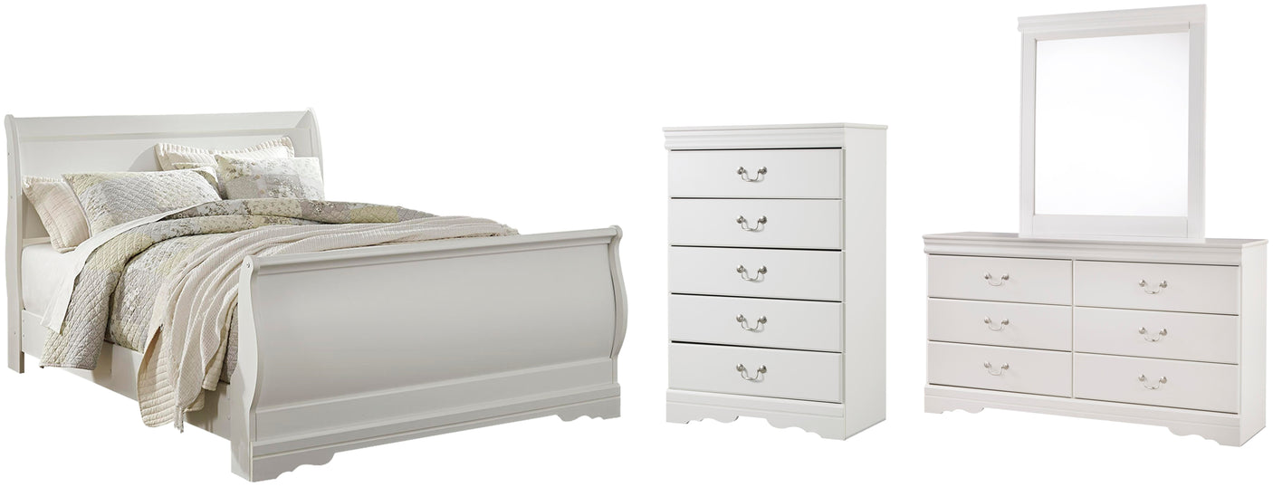 Anarasia Sleigh Bed Bedroom Set