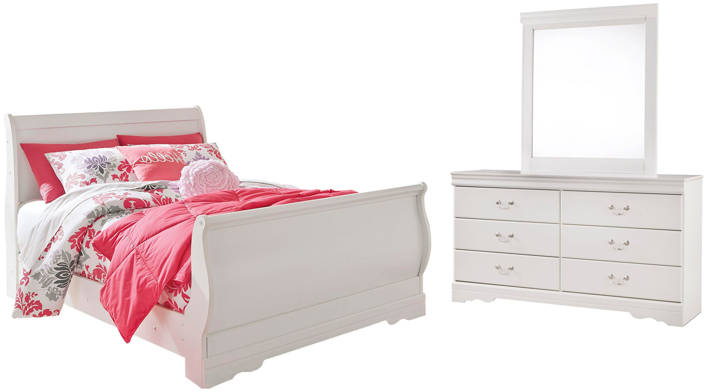 Anarasia Sleigh Bed Bedroom Set