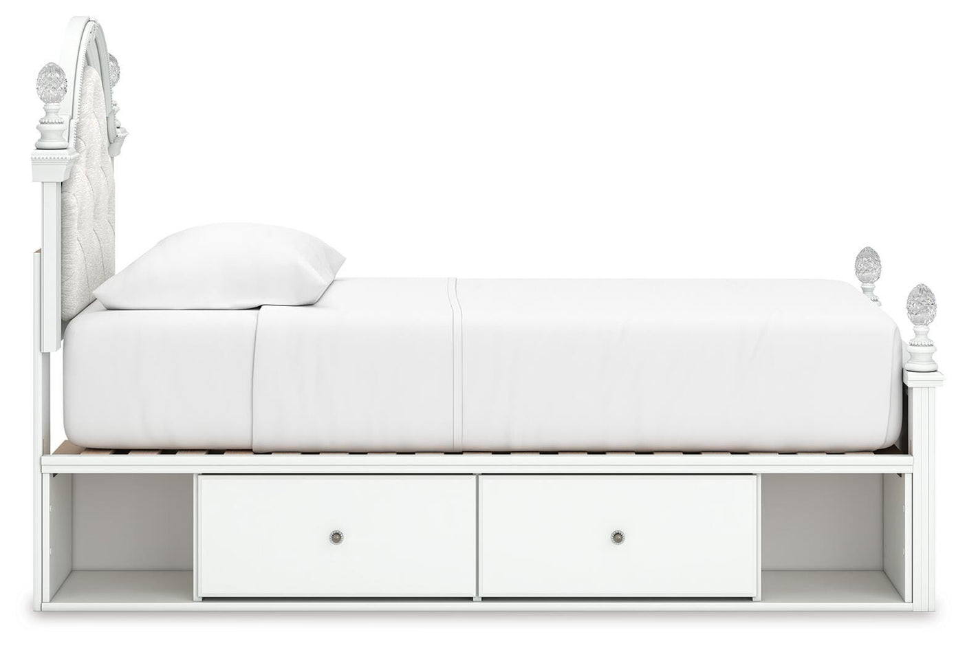 Maylilly Upholstered Panel Storage Bed