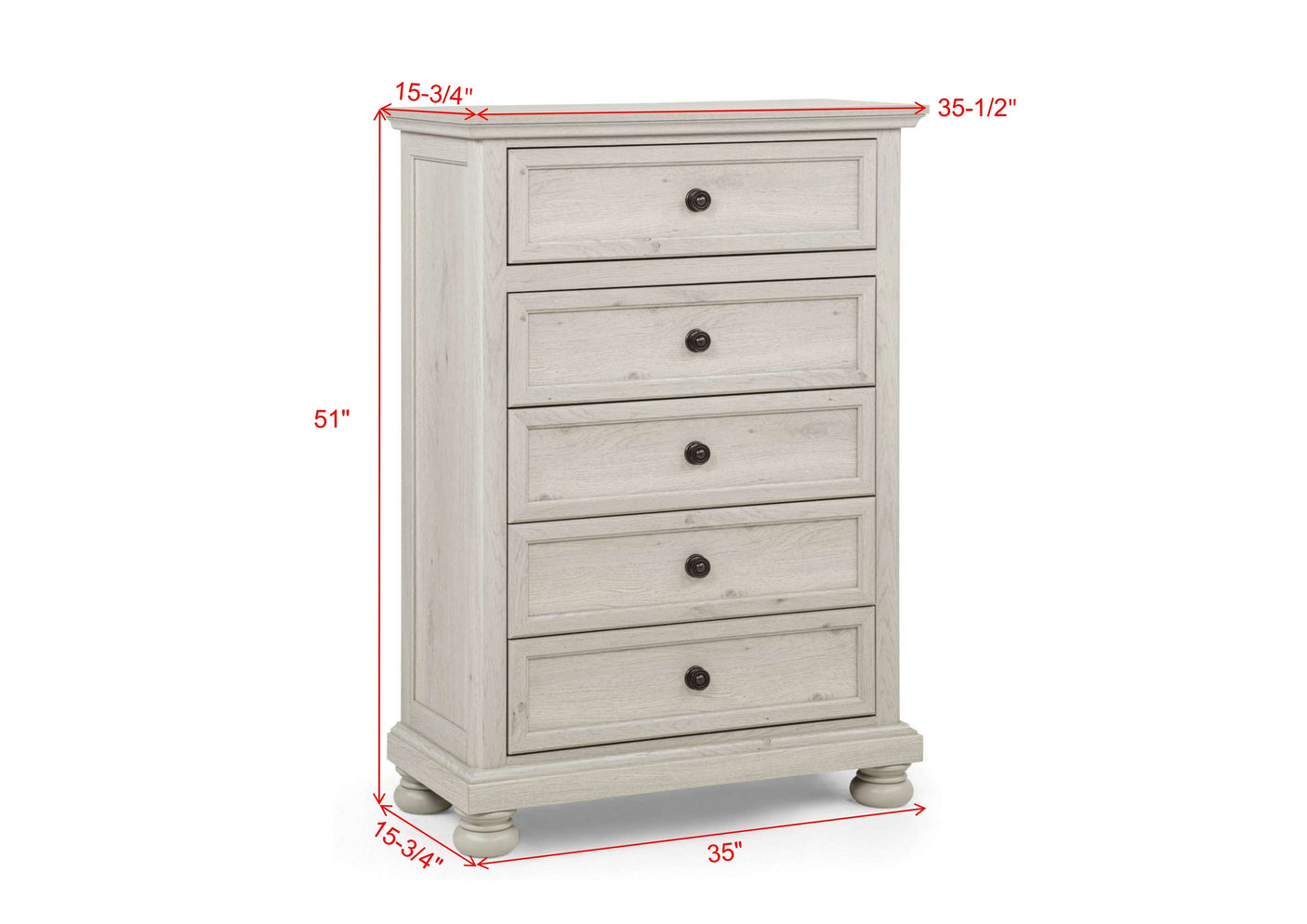 Claribelle Chest-White
