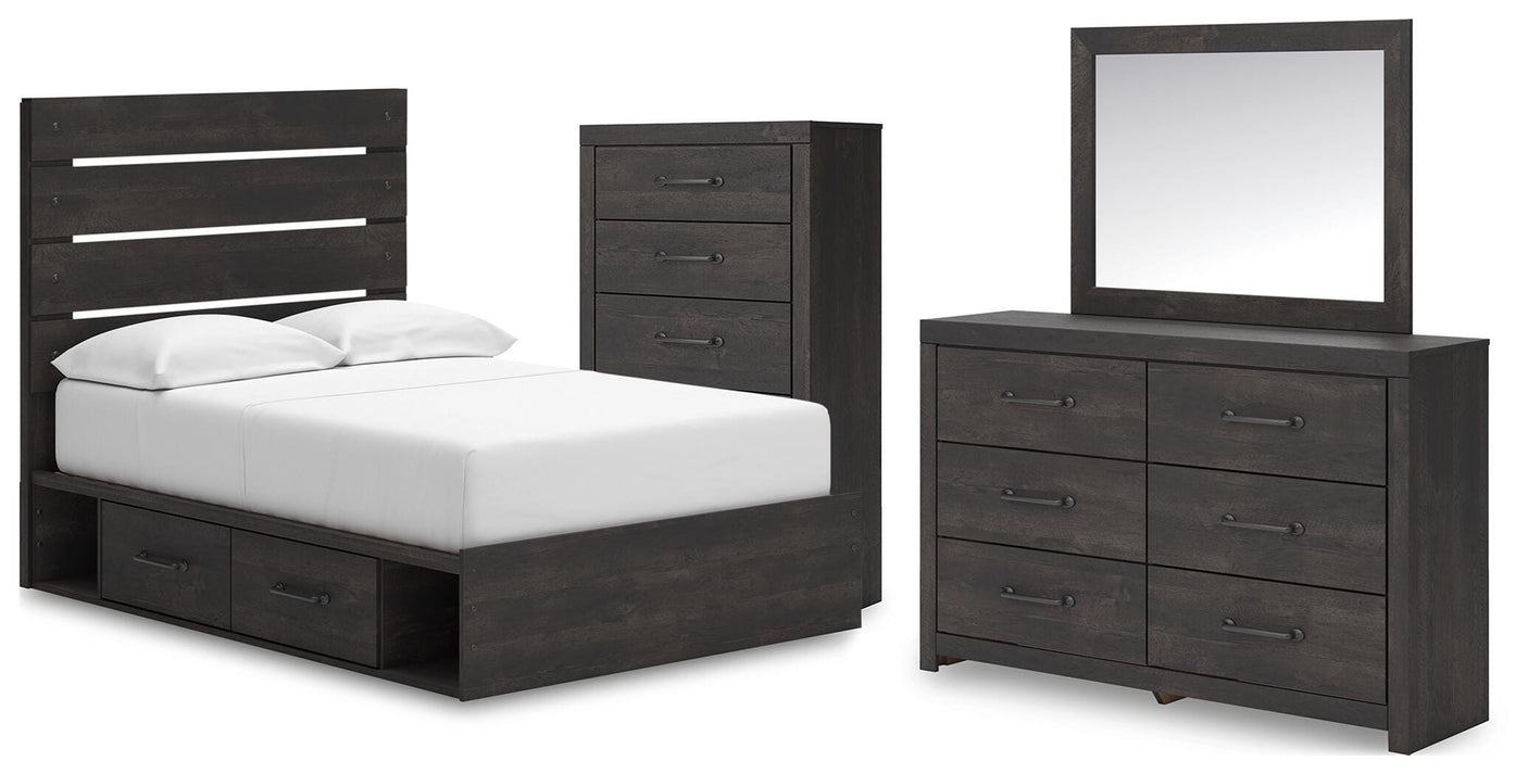 Hollivern Panel Bed Bedroom Set