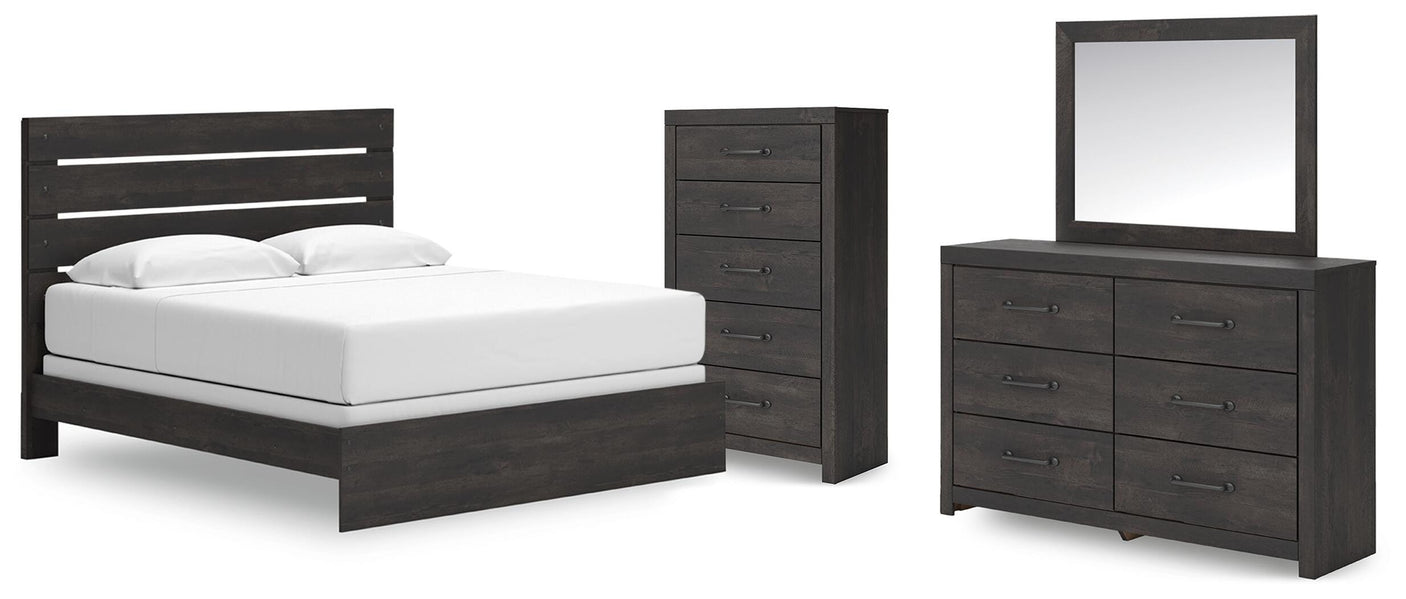 Hollivern Panel Bed Bedroom Set