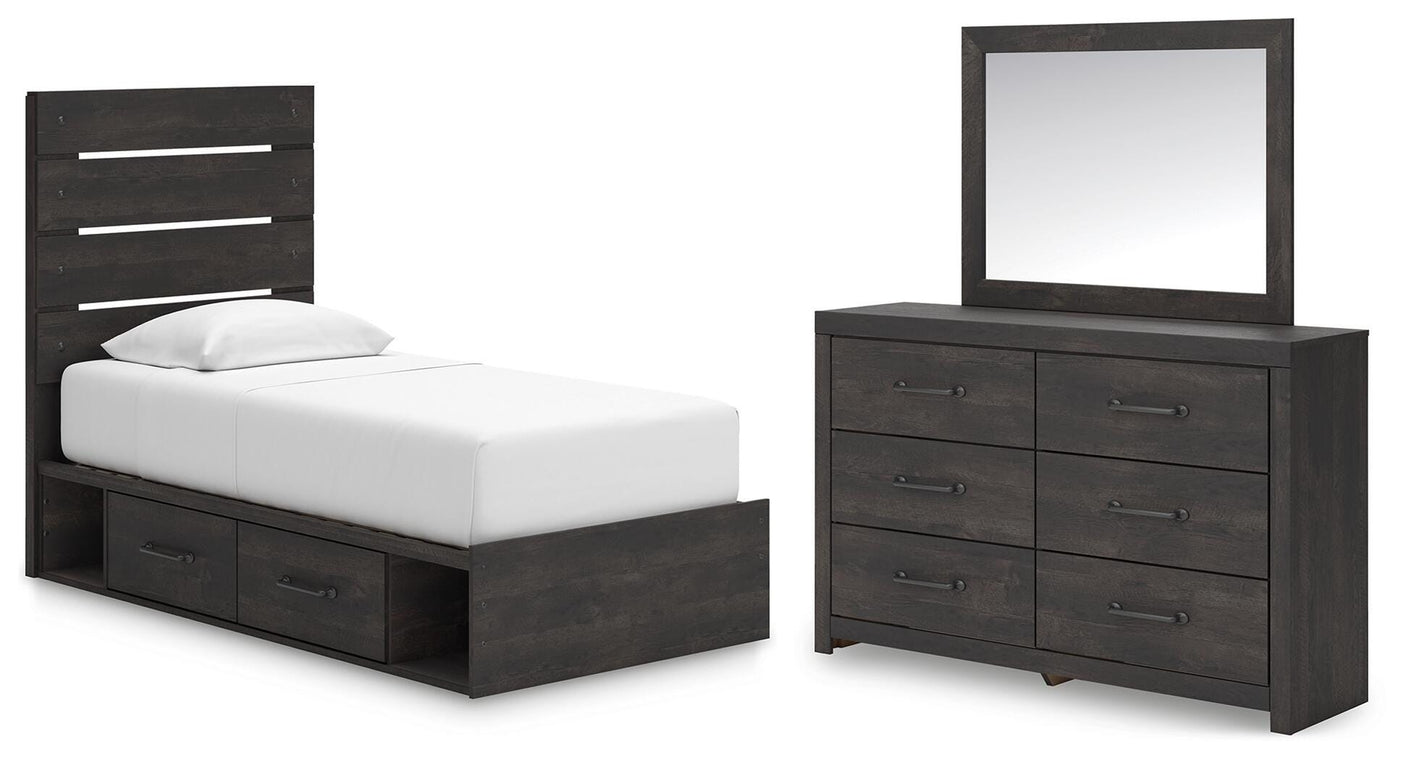 Hollivern Panel Bed Bedroom Set