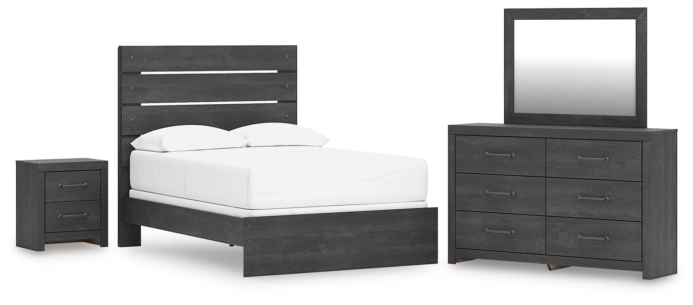 Hollivern Panel Bed Bedroom Set