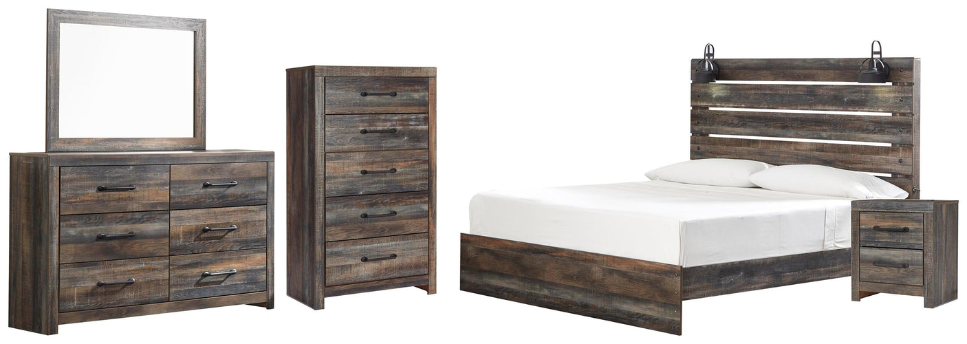 Drystan Panel Bed Bedroom Set