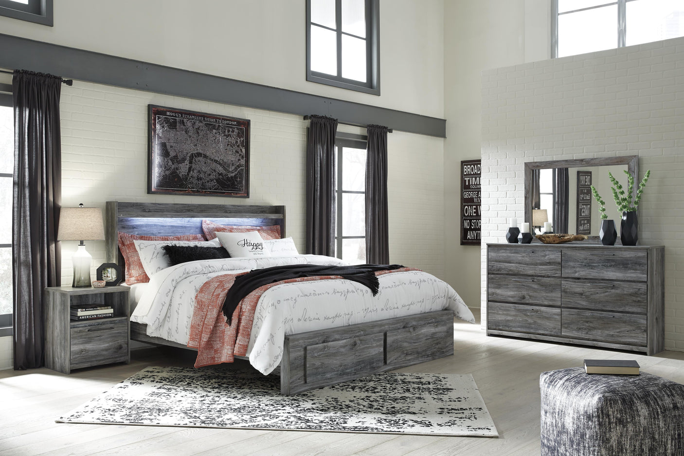 Baystorm Panel Bed Bedroom Set